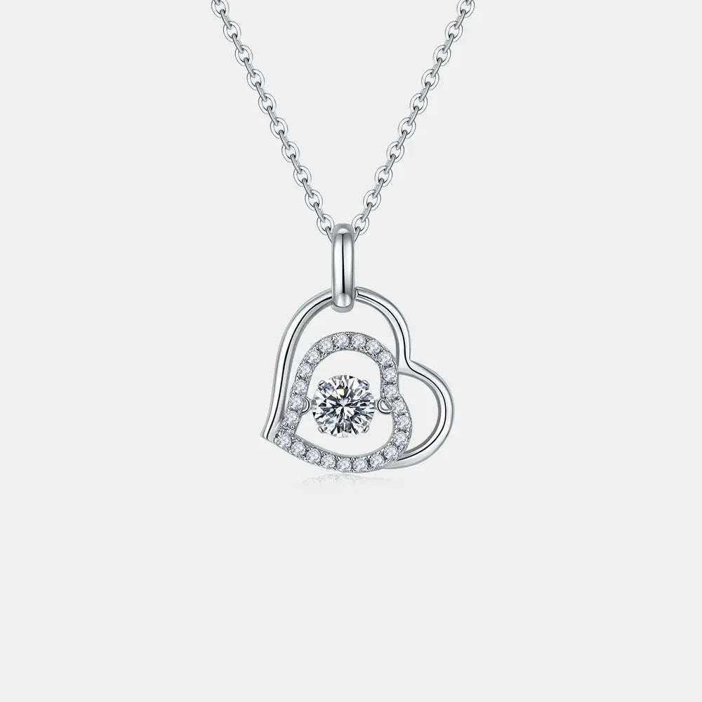 Sparkala™ 925 Sterling Silver Heart Necklace