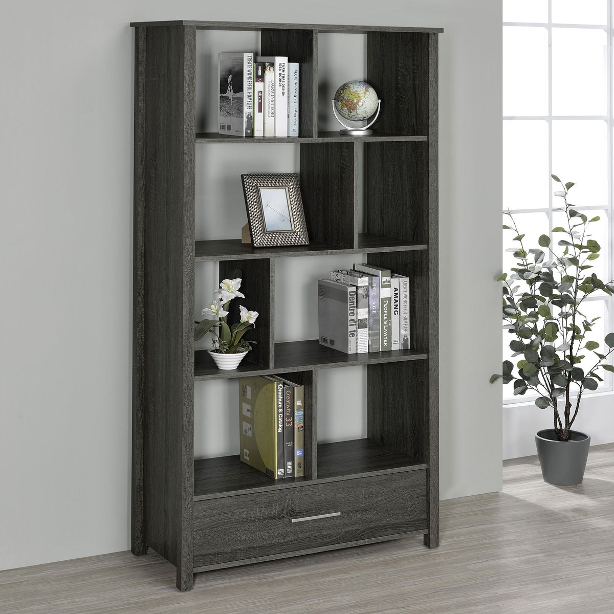 Dylan - 4 Shelf Storage Bookshelf