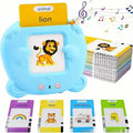 Flash Card Learning Toy – 112 Cards, 224 Words, USB Rechargeable Reading Toy for Kids (Pink/Blue)