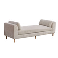 Modern Upholstered End Of Bed Bench With Armrests