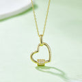 Sparkala™ 925 Sterling Silver Heart Shape Necklace