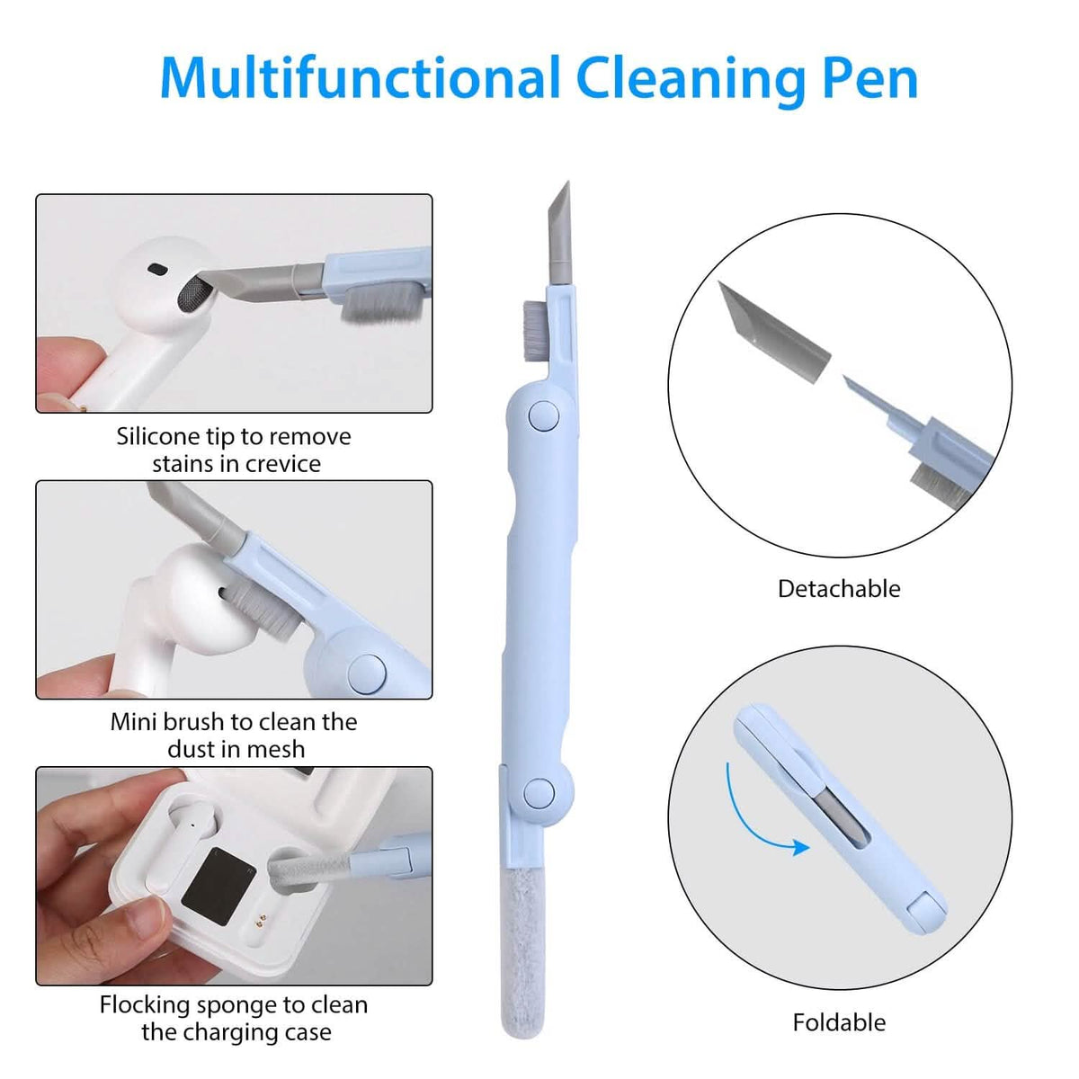 7-in-1 Laptop Keyboard Dust Cleaner Brush