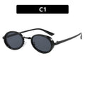 Oval Small-frame Sunglasses Steampunk Metal Sunglasses