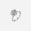 5 Carat Brilliant Round Cut Sparkala™ Platinum Over Pure Sterling Silver Ring