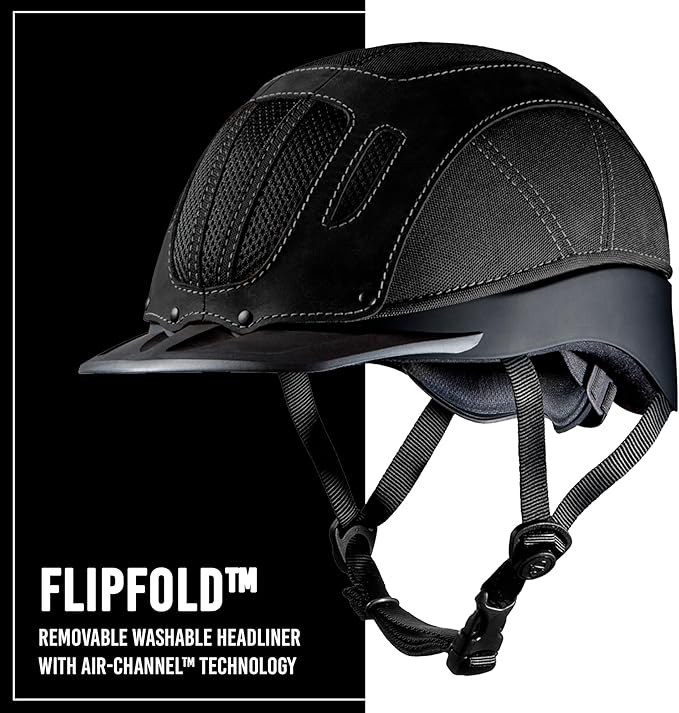 Troxel Sierra Rugged Horse Riding Helmet, Low-Profile, Self-Adjustable Design, Safety Horseback Riding Gear