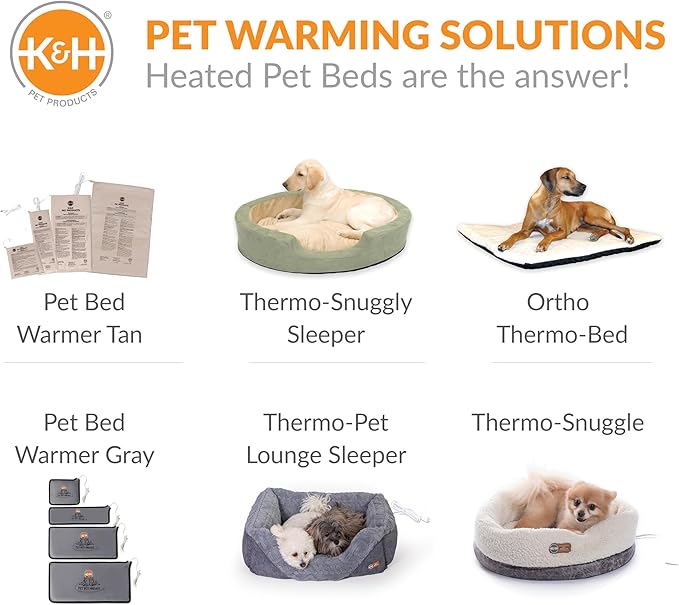 K&H Pet Products Bed Warmer - Automatic Temperature, Safety Listed - Extra-Large 25.5" x 15.75" (Pack of 12)
