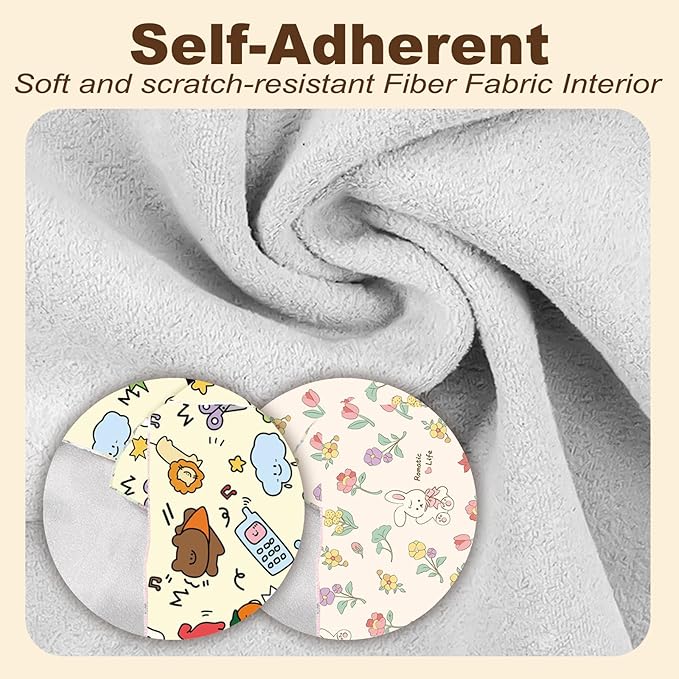 Cat Grooming Wrap, 2pcs [M+L] Cat Restraint Wrap for Nail Clipping, Ear Cleaning, and Teeth Brushing, Self-Adherent, Anti-Bite, Anti-Scratch, Anti Scratch, Pink+Yellow
