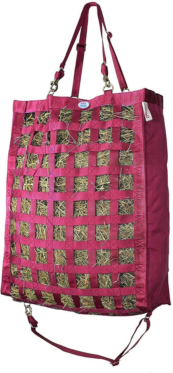 Derby Originals Front Web Slow Feeder Horse Hay Bag Super Tough Bottom with 6 Month Warranty