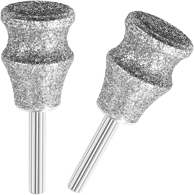 Diamond Dremel Nail Grinder Bits for Pets, Diamond Pet Nail Grinder Wheel can Perfect Work with Dremel Sanding Drums for Large Dogs & Small Dogs & Animal Nail Care,80 Grit Home Grinder Tools