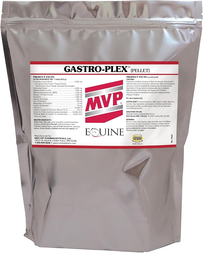 Gastro-Plex (6 lb) Supports Gut Health and Hindgut Digestion in Horses
