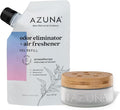 Azuna Air Freshener & Odor Eliminator for Strong Odor | 1 Room Kit Includes (1) Empty Luxe Glass Jar & 8oz Refill with Tea Tree Essential Oil Gel | Aromatherapy | Last 60-90 Days