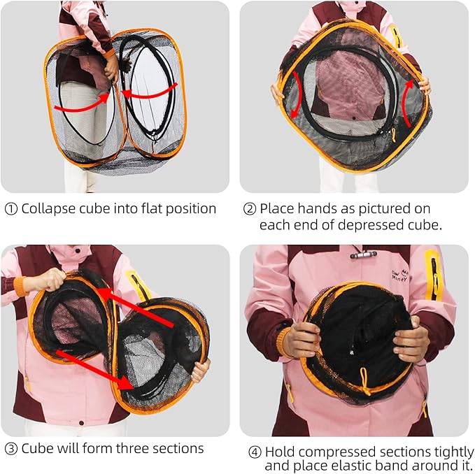 Collapsible Cat Play Tunnel + Cube with Three Ways for Indoor and Outdoor, Cat Enclosure, Tunnel and Tent Connection