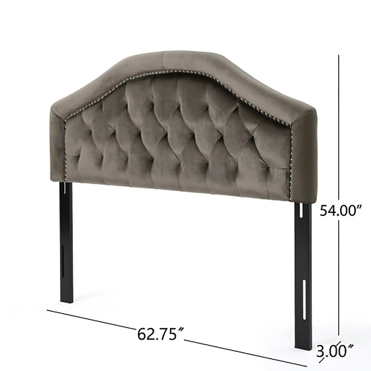 Kaarina Contemporary Tufted Fabric Headboard