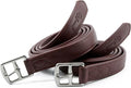Jeereal Stability English Stirrup Leathers with Strong Nylon Core for Equestrian Riding