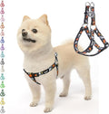 PUPTECK No Pull Dog Harness Soft Adjustable Basic Nylon Step in Puppy Vest Outdoor Walking with ID Tag, Halloween, S