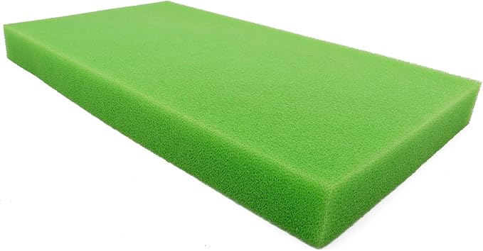 Aquarium Bio Sponge Pad Filter Media for Fish Tank,20/30/40PPI Open Cell Coarse Foam Block Foam Pre Filter Sponge (23" Lx 12.5" W x 2" H 30PPI)