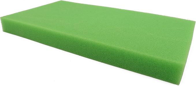 Aquarium Bio Sponge Pad Filter Media for Fish Tank,20/30/40PPI Open Cell Coarse Foam Block Foam Pre Filter Sponge (23" Lx 12.5" W x 2" H 30PPI)