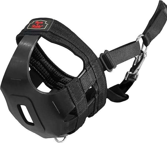 BARN & STABLE Horse Grazing Muzzle Halter for Easy Breathe, Comfortable Professional Horse Muzzle Grazing with Adjustable Straps, Velcro and Buckles, Suitable for Precaution of Laminitis