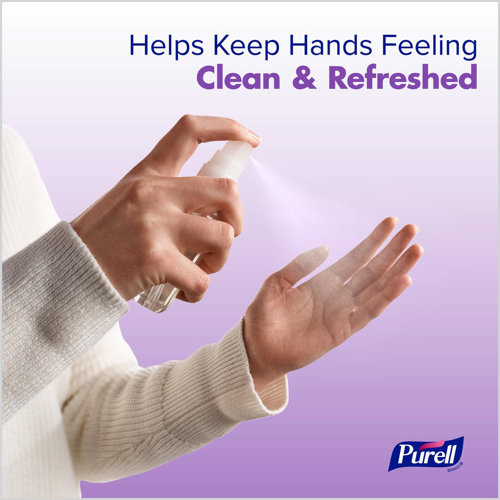 PURELL Hand Sanitizer Spray, Infused with Essential Oils, Scented Variety Pack, 2 fl oz Travel-Size Bottle (Pack of 6) - 2026-04-ECMP