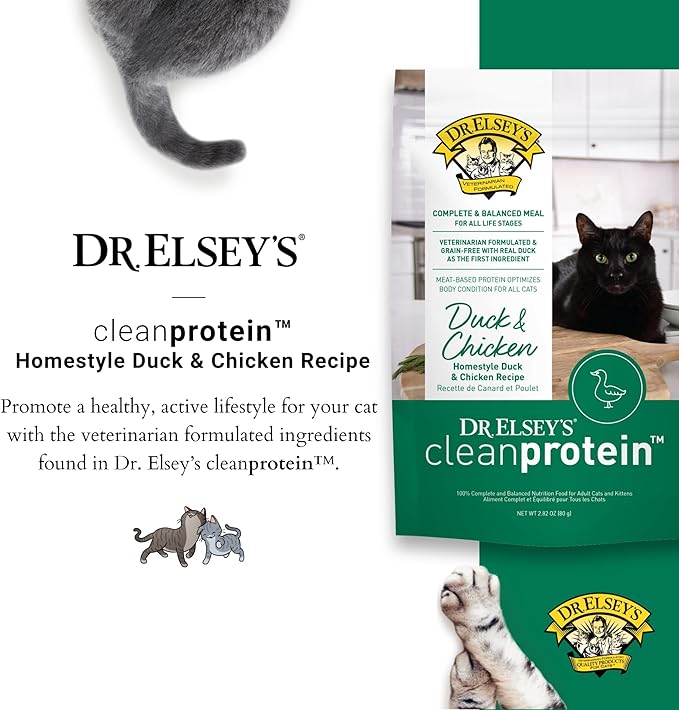Dr. Elsey's® cleanprotein® Duck & Chicken Homestyle Recipe All-Meat Pouch (Pack of 12)
