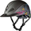 Troxel Rebel Turquoise Rose Helmet