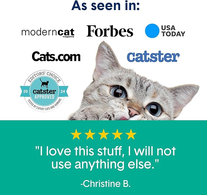 Boxiecat Gently Scented Premium Clumping Clay Cat Litter-16-Pounds