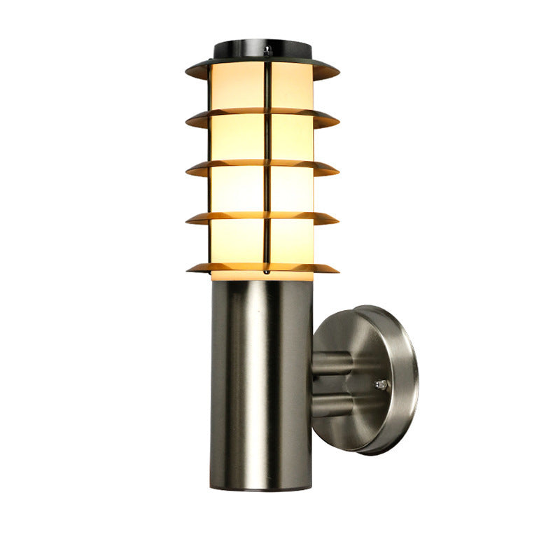 Outdoor Simplicity Stainless Steel Outdoor Wall Lamp