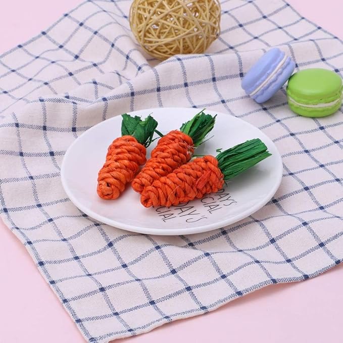Hamiledyi Rabbit Seagrass Activity Mat Bunny Mat Rabbit Enrichment Toys Rabbit Chew Toys for Teeth Seagrass Protector Mat Small Animal Toys for Rabbit Bunny Chinchilla Guinea Pigs Rodent Pets