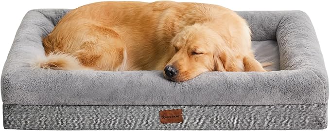 BFPETHOME Dog Beds for Small Dogs, Washable Dog Bed with Sides, Orthopedic Medium Sized Soft Mats with Removable Cover & Waterproof Pet Mat for Pet