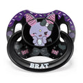 LittleForBig Bigshield Generation-II Printed Pacifier Suitable for Adults Brat Bella Pattern Black