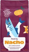 Made by Nacho Dry Cat Kibble 4lb Bag, High Protein Premium Cat Food with Freeze Dried Pieces, Sustainably-Caught Salmon, Whitefish & Pumpkin, Limited Ingredients, Single Bag