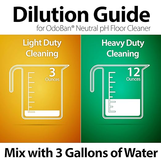 OdoBan Pet Solutions No Rinse Neutral pH Floor Cleaner Concentrate, Made in the USA, 1 Gallon, and Oxy Stain Remover, 32 Ounce Spray