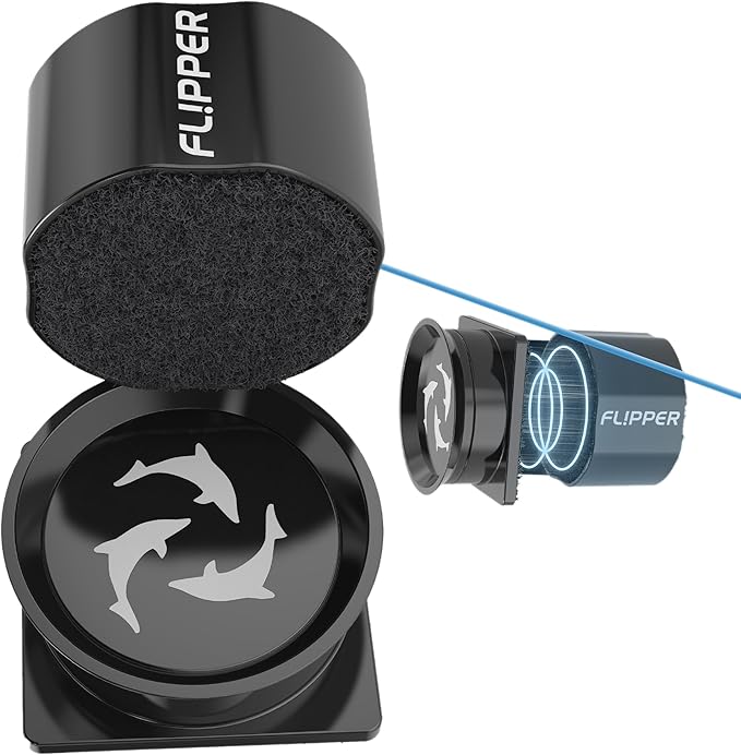 FL!PPER Pico Aquarium Glass Cleaner - Magnetic Fish Tank Cleaner, Scrubber & Scraper, Algae Remover, Aquarium Cleaning Tools