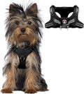 Dog Harness Step in Dog Vest Harness, Reflective Adjustable Puppy No Pull Harness Breathable Soft for Small and Medium Dogs Cats, Black, XXS