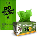 Doggy Do Good Poop Bags | Dog Waste Bags | Unscented, USDA Certified Biobased, Thick & Leak Proof, Easy Open | Standard Size | 100 Count on a Single Roll