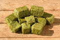 CZ Grain Alfalfa Cubes for Feeding - Rabbits, Goats, Chickens, Cattle, Horses, All Animals Love Alfalfa Cubes (1 Pound)