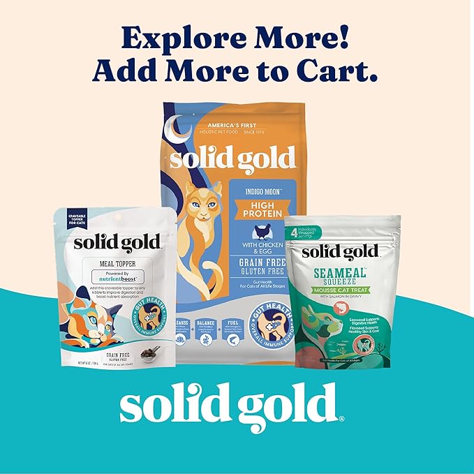 Solid Gold Tropical Blendz Salmon Pate in Coconut Oil - Nutrient-Rich Wet Cat Food for All Life Stages, 16 Pack