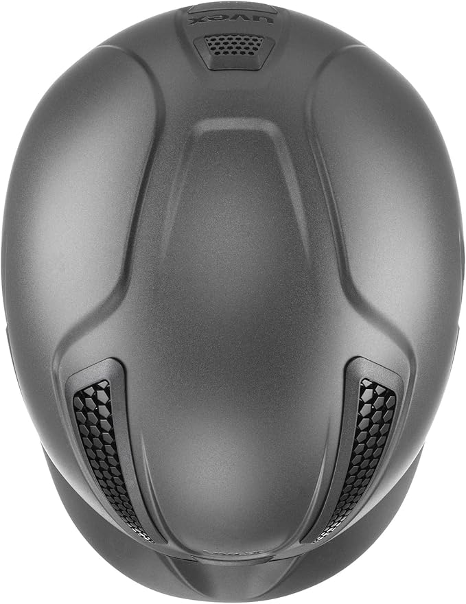 uvex perfexxion II Horse Riding Helmet for Women & Men, Anthracite - Adjustable & Excellent Ventilated Helmet