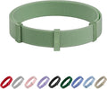 Safety Cat Collar - U.S. IDA Gold Award Design, Stretchy Elastic Quick Release Non Breakaway Cat Collar Light Weight for Kitten All Small Medium Large Cats (Olive, M (7.8-15.7 inch))