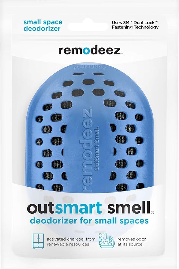 remodeez Litter Box Deodorizer and Cat Odor Eliminator, Activated Charcoal Bags, Charcoal Air Purifiers, Pet Odor & Moisture Absorber