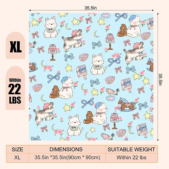 35.5" Cat Grooming Wrap Cat Wrap for Cutting Nails Cat Restraint for Nail Clipping Cat Swaddle Wrap Cat Burrito Wrap XL(Within 22lbs) Anti-Scratch Anti-Escape Multifunctional Pet Tool