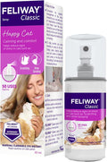 FELIWAY® Classic Cat Calming Spray, 60ml - Comforts Cats at Home and On the Go and Helps to Calm During Travel