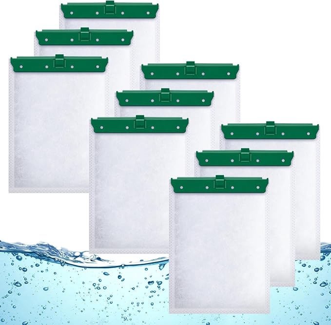 Aquarium Filter Cartridge for Whisper Bio Bag Power Filters, 9 Pack Assembled Medium Filter Cartridges for Repto Filter