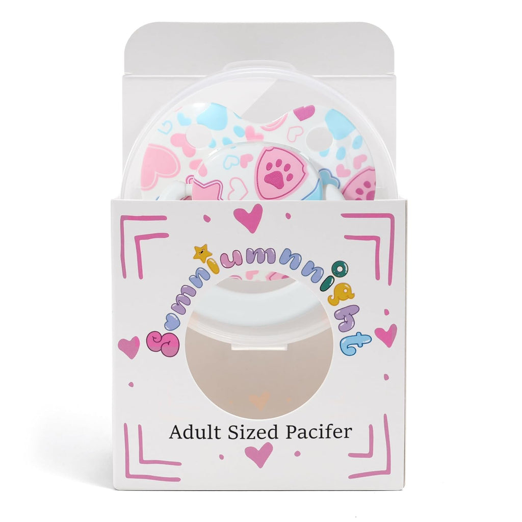 Adult Sized Pacifier Large Shield Pacifiers Butterfly Shaped Cute Printed Pacifier