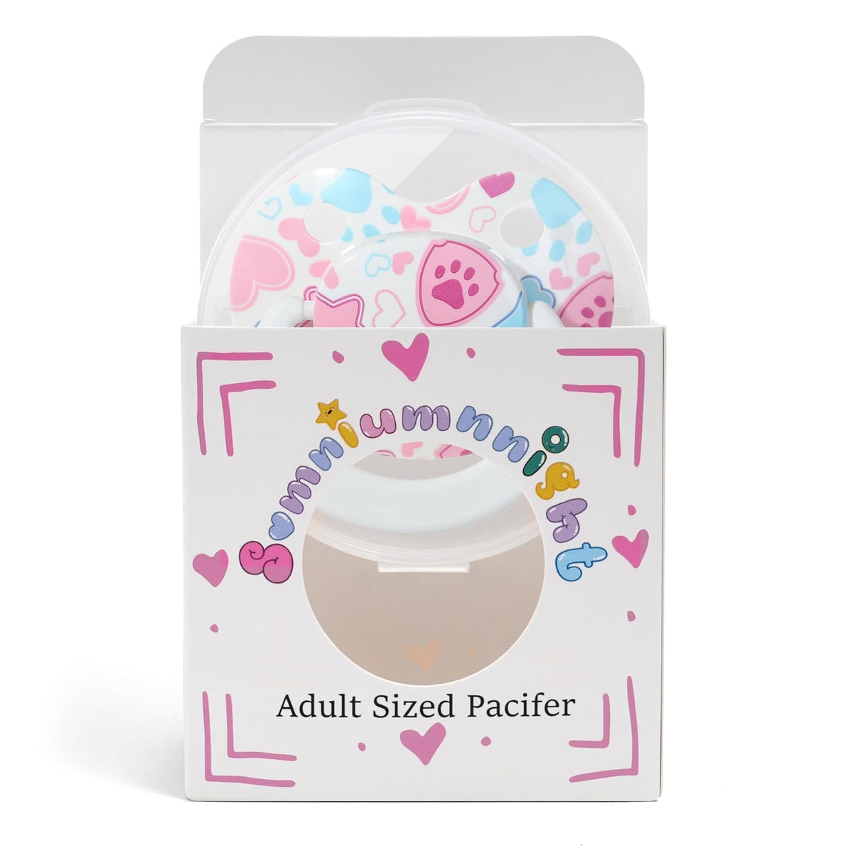 Adult Sized Pacifier Large Shield Pacifiers Butterfly Shaped Cute Printed Pacifier