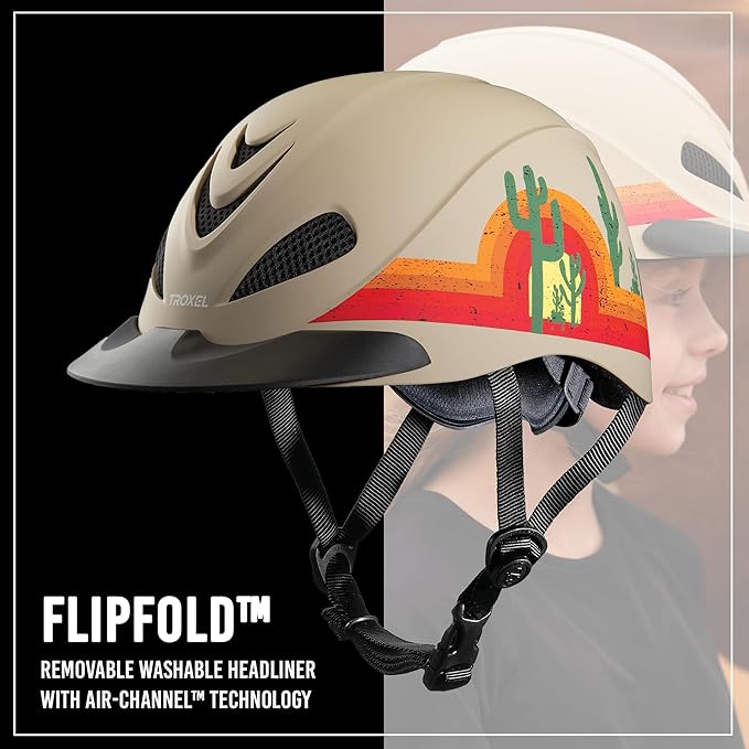 Troxel Rebel Turquoise Rose Helmet
