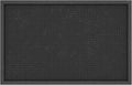 Ottomanson Indoor/Outdoor Boot Tray Non-Slip Doormat Modern Entryway Mat for Entryway Patio Backyard Garage, 17.5" x 27", Black