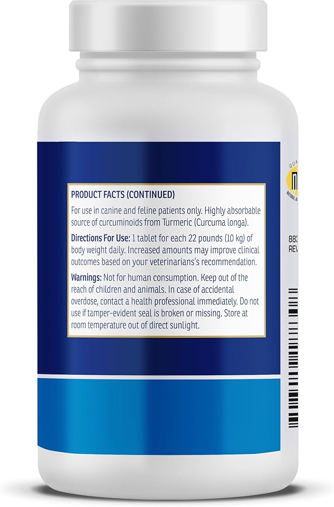 Rx Vitamins CurcuWIN - Curcumin for Dogs & Cats - Vitamins and Supplements, Allergy Relief - Provides Immune Support & Aids Digestive Support - Joint Supplement - 90ct