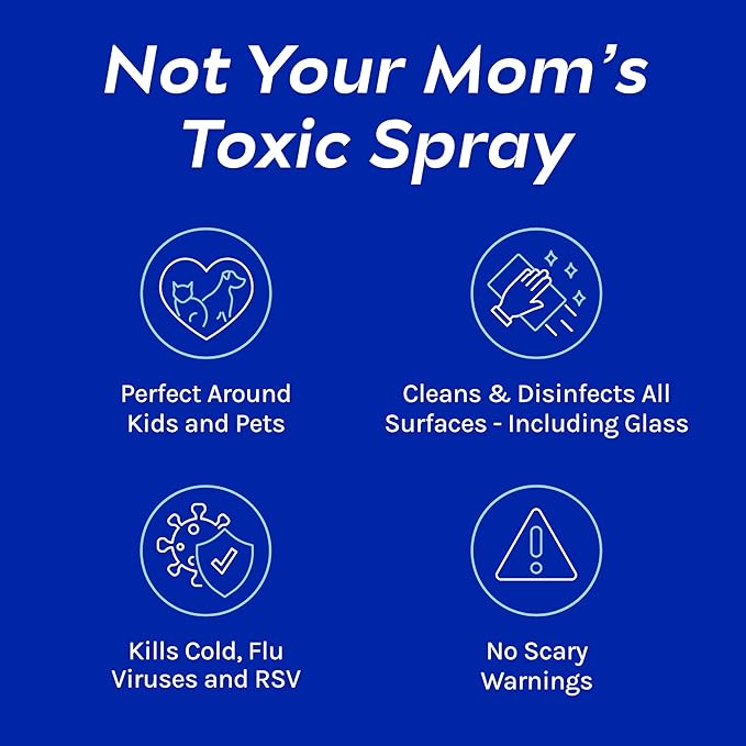 CleanBoss Botanical Disinfectant - Multi-Surface Cleaner - 128 oz - Kills 99.9% of Germs + Cold & Flu Viruses - Fresh Thyme Scent - No Rinse on Food Contact Surfaces - Pet Friendly