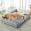 BFPETHOME Orthopedic Dog Bed for Large Dogs-Big Waterproof Sofa Dog Bed with Removable Washable Cover, Washable Pet Bed with Waterproof Lining and Nonskid Bottom,Pet Bed for Large Dogs